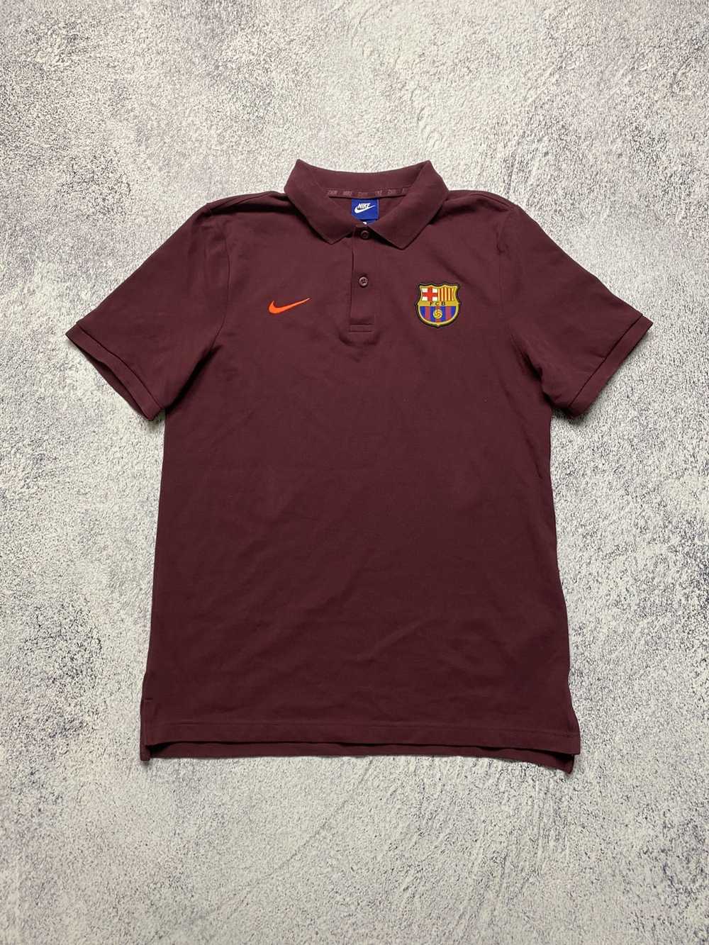 Nike × Soccer Jersey × Vintage Nike Team Barcelon… - image 1