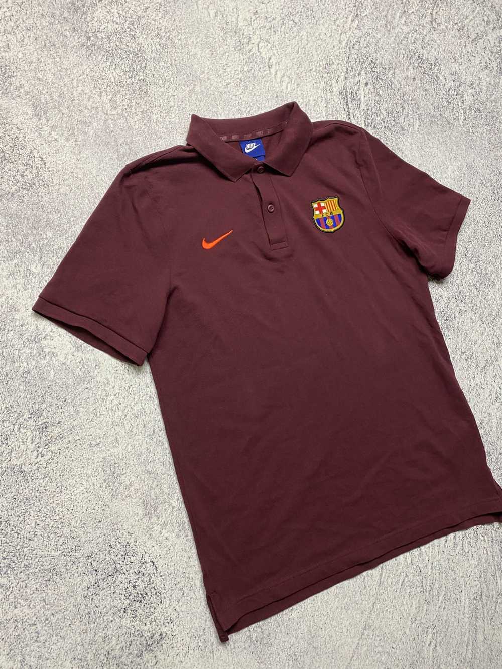 Nike × Soccer Jersey × Vintage Nike Team Barcelon… - image 3
