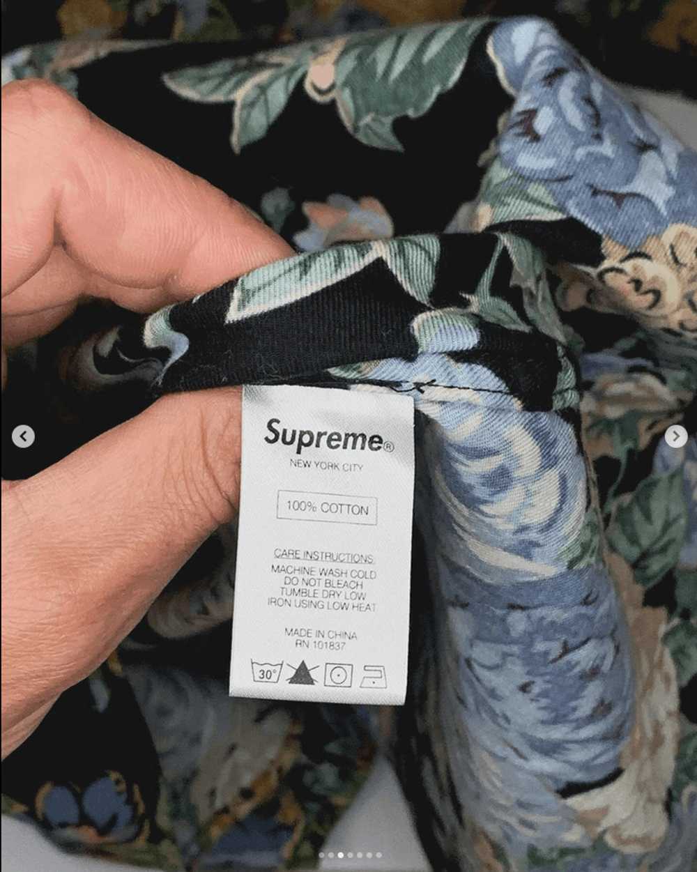 Supreme Supreme SS14 Floral Light Flannel - image 6