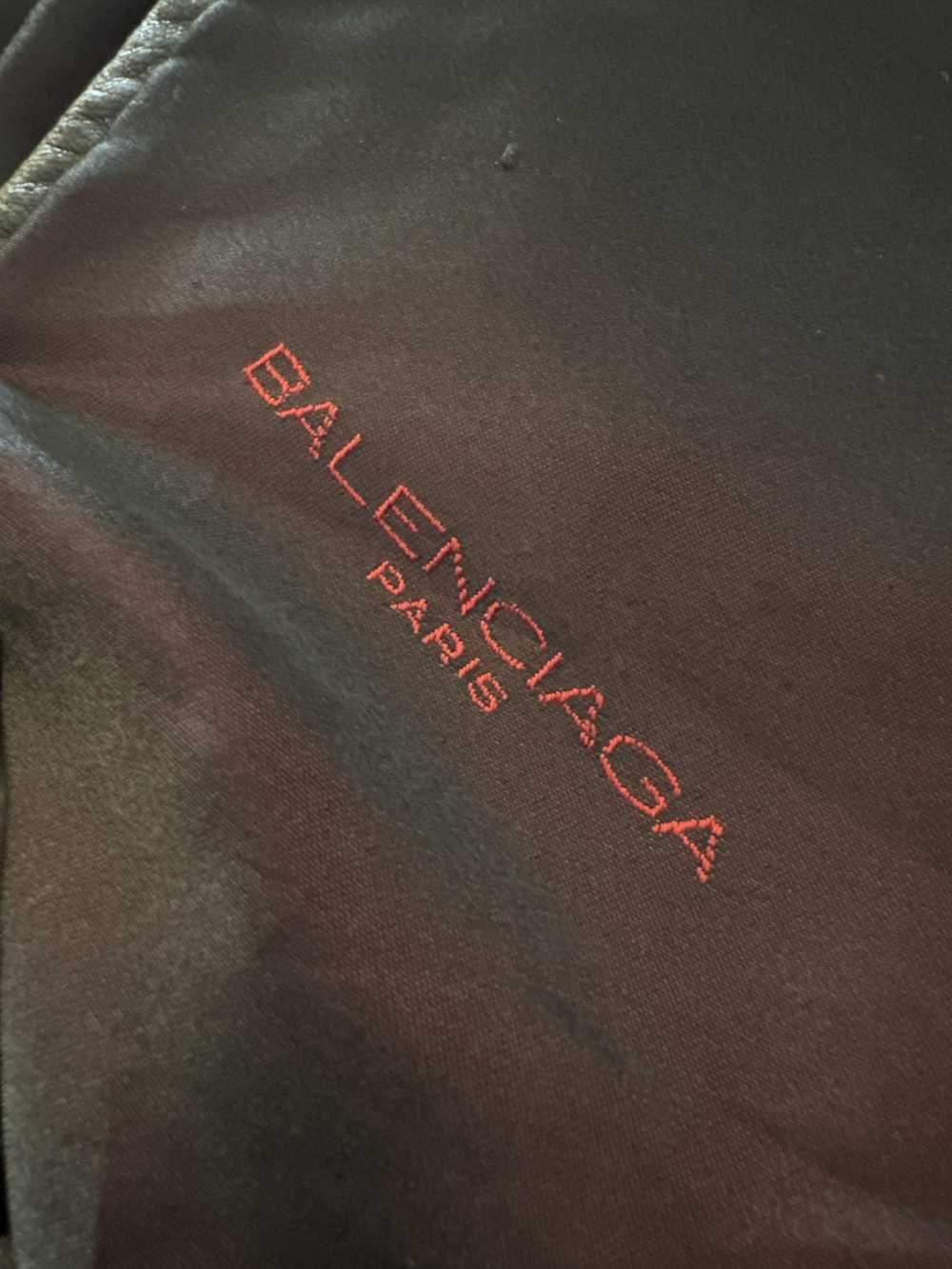 Balenciaga 1980s Balenciaga Cropped Grain Leather… - image 11