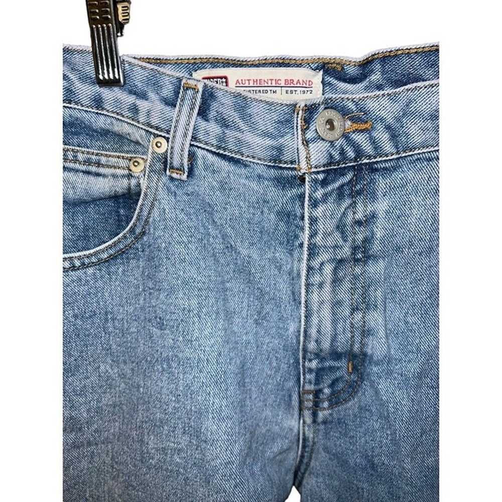 Vintage 1990s Faded Glory Light Wash Cropped Jean… - image 2