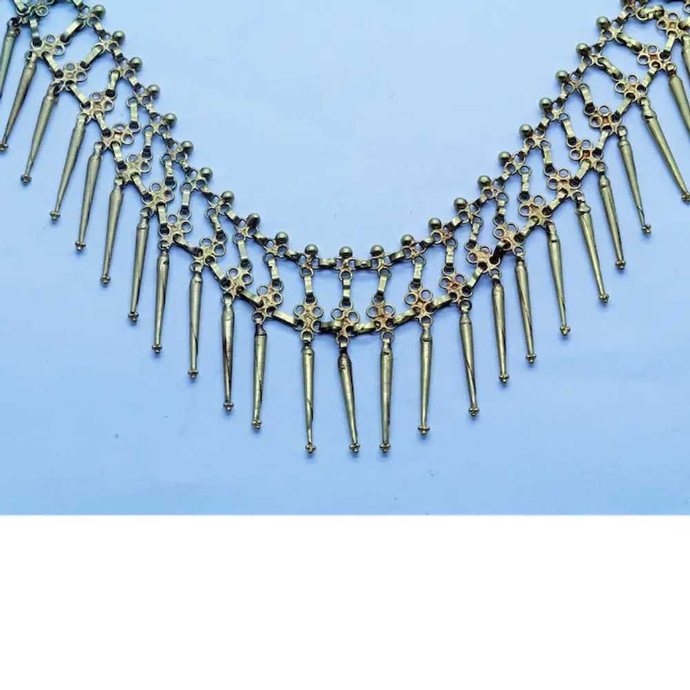 Antique Necklace Gold Wedding adjustable Indian B… - image 4