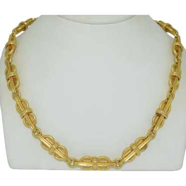 Fabulous Chunky 18K Victorian Chain 19"