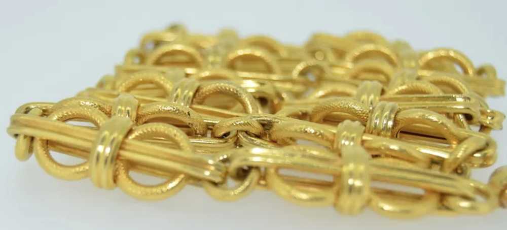 Fabulous Chunky 18K Victorian Chain 19" - image 8