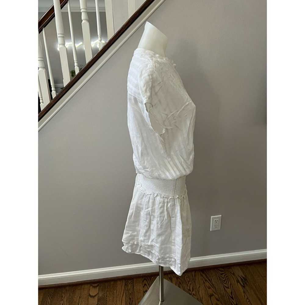 Rails Angelina Mini Dress in White Shadow Tiered … - image 5