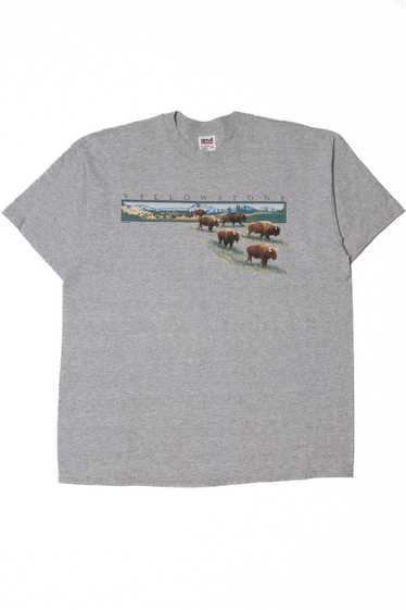 Vintage "Yellowstone" Scenic Buffalo T-Shirt