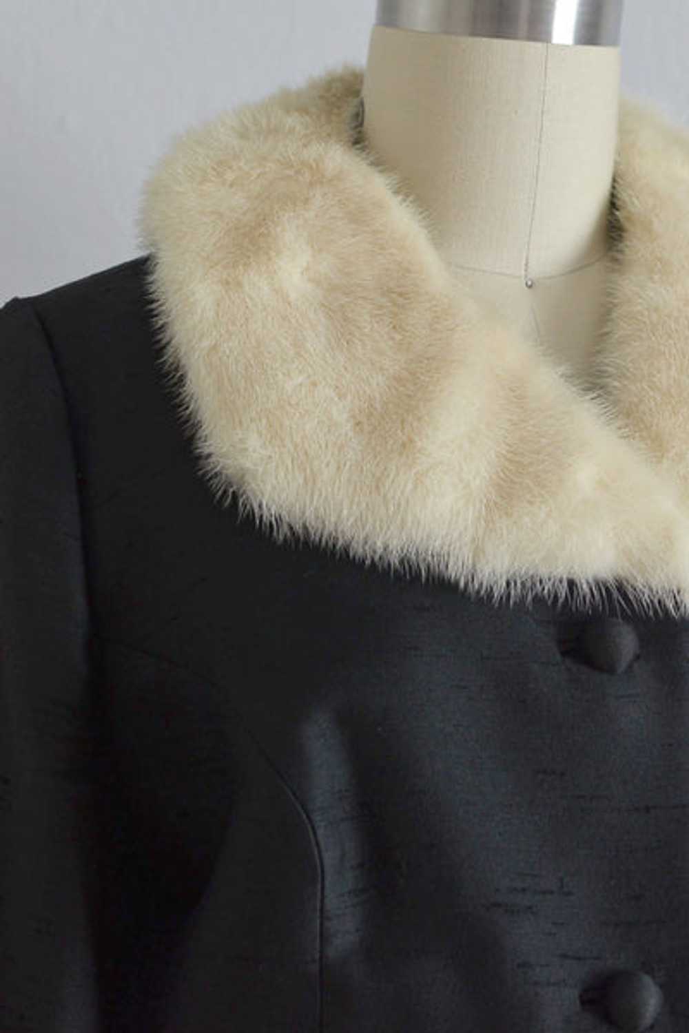 Vintage 1960s Black Silk Suit - image 2