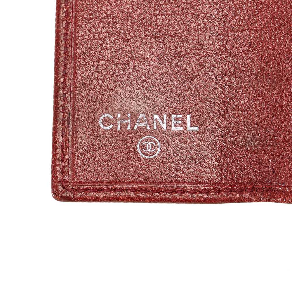 Chanel Chanel Red Caviar Leather Key Holder - image 6