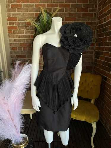 1980s Climax By David Howard One Shoulder Corsage 