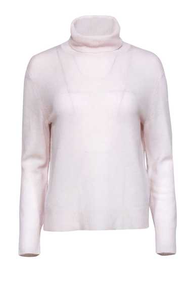 360 Cashmere - Ivory Cashmere Turtleneck Sweater S