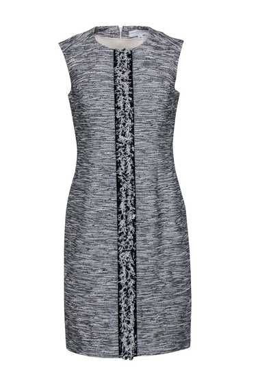 Carolina Herrera - Grey, Black & White Textured Sl