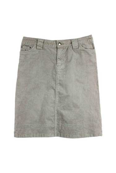 Cotton skirt - Beige 90s corduroy skirt Made of c… - image 1