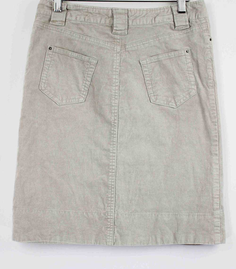 Cotton skirt - Beige 90s corduroy skirt Made of c… - image 3