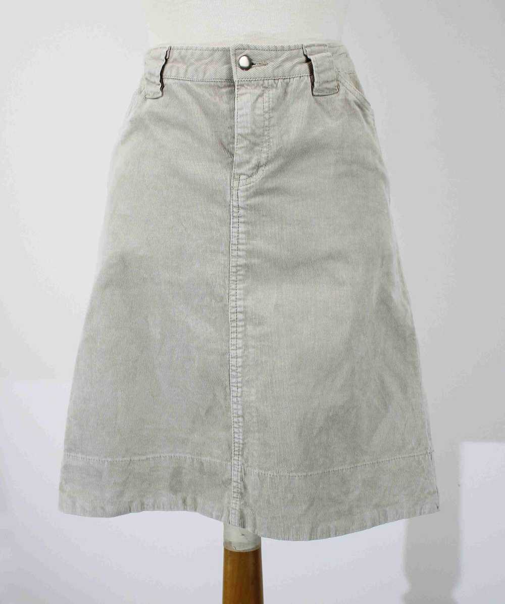 Cotton skirt - Beige 90s corduroy skirt Made of c… - image 4