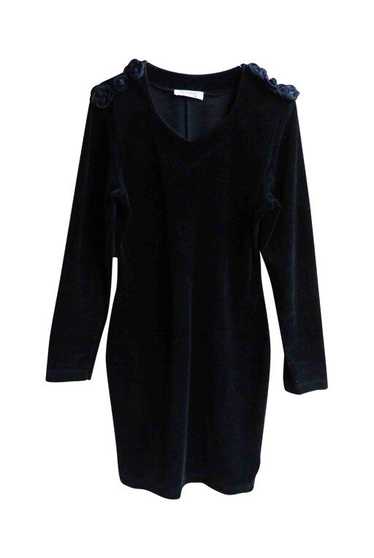 Yves Saint Laurent dress - mid-length velvet dres… - image 1