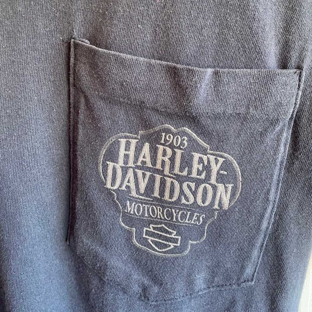 Vintage single stitch harley davidson shirt san d… - image 3