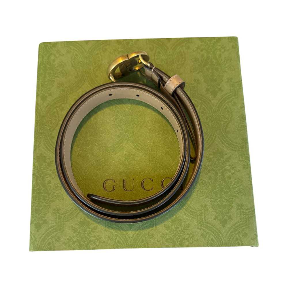 Gucci Gg Buckle leather belt - image 4