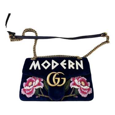 Gucci Gg Marmont Flap velvet crossbody bag - image 1