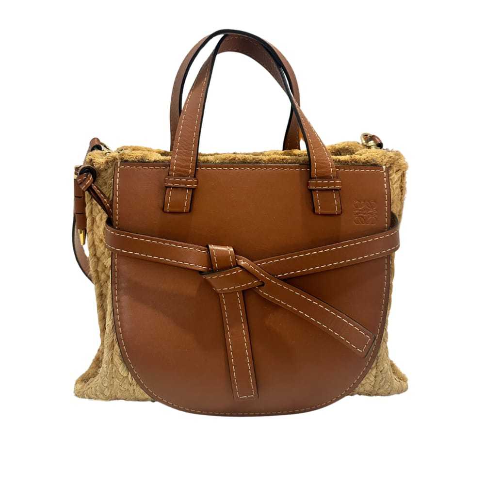 Loewe Gate Top Handle leather handbag - image 5
