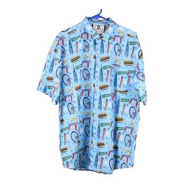 Tropical Bros Graphic Short Sleeve Shirt - XL Blu… - image 1