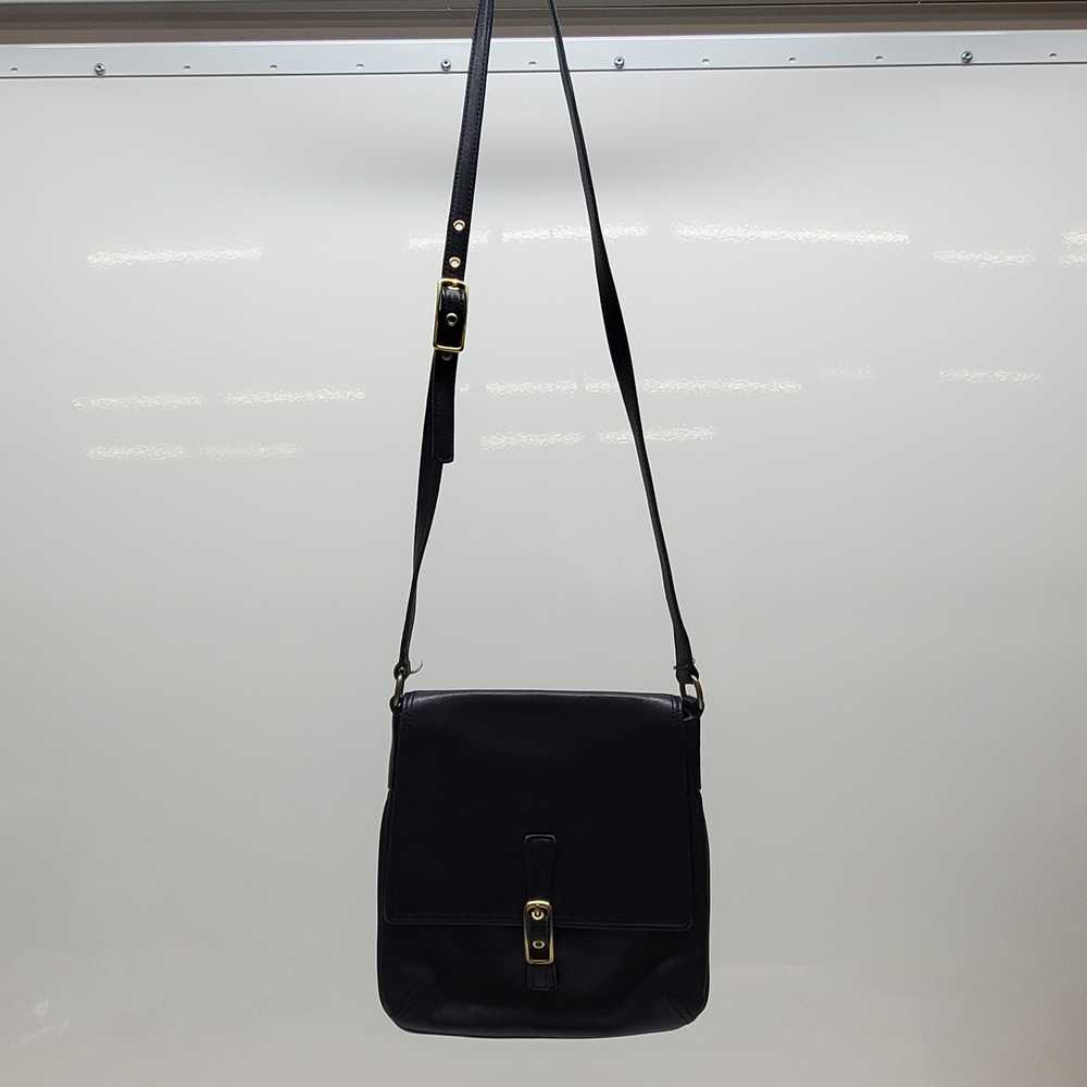 Vintage COACH Legacy Crossbody Handbag Black Leat… - image 1