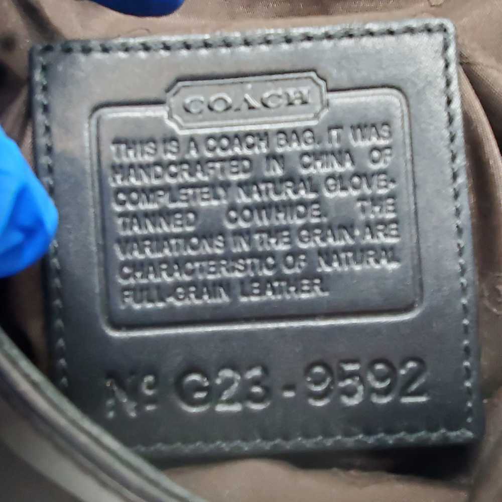 Vintage COACH Legacy Crossbody Handbag Black Leat… - image 4