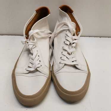 FRYE Ludlow White Leather Lace Up Hi Top Sneakers… - image 1