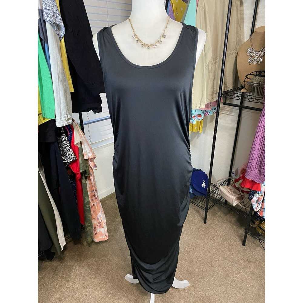 Zeagoo size xxl women black sleeveless maxi dress… - image 1