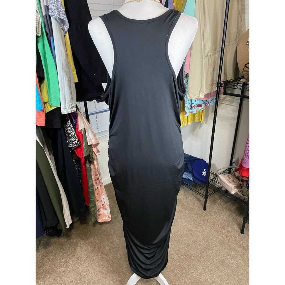 Zeagoo size xxl women black sleeveless maxi dress… - image 2