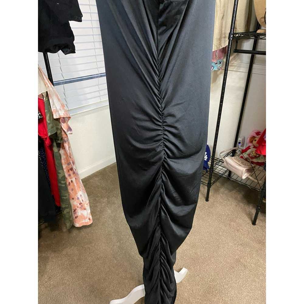 Zeagoo size xxl women black sleeveless maxi dress… - image 3