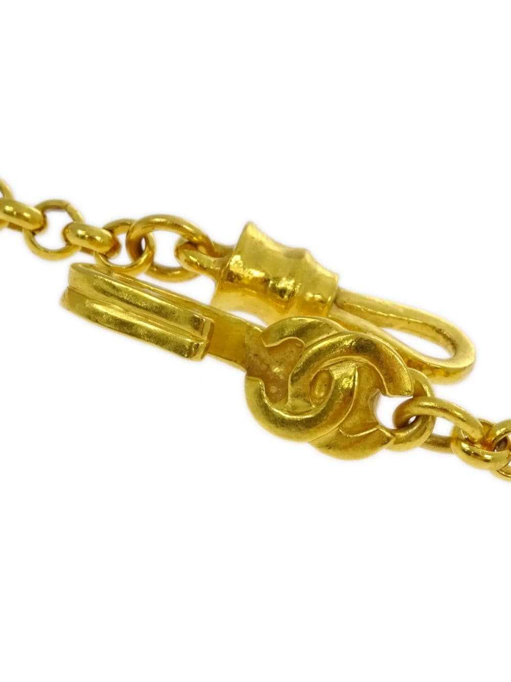 CHANEL Pre-Owned 1997 CC pendant necklace - Gold - image 5
