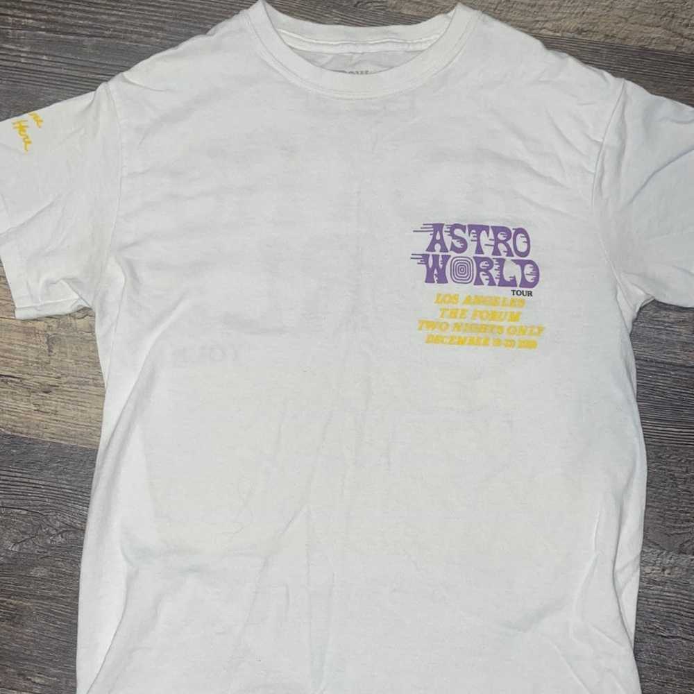Travis Scott Astroworld LA Exclusive T-Shirt 'Whi… - image 1