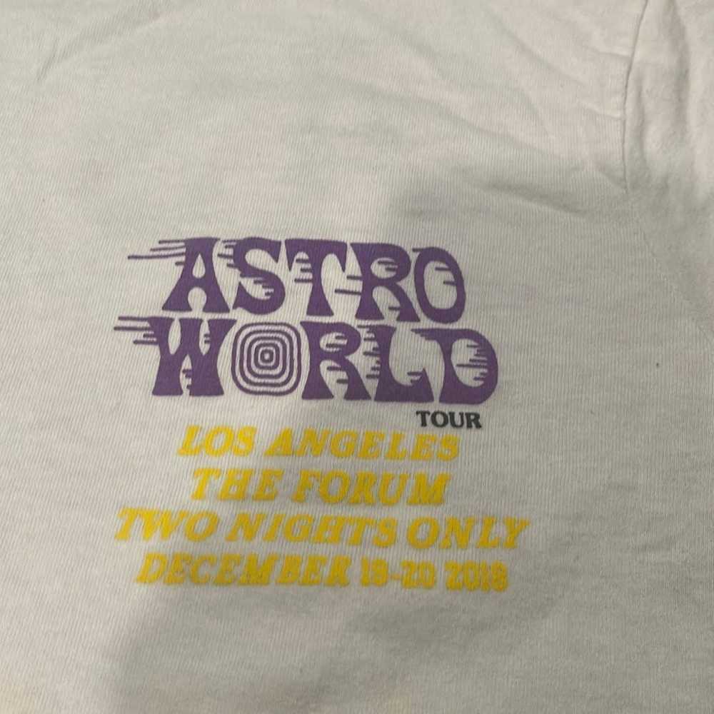 Travis Scott Astroworld LA Exclusive T-Shirt 'Whi… - image 2