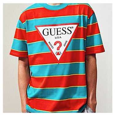 Colorful Stripes Guess Men T-shirt - image 1
