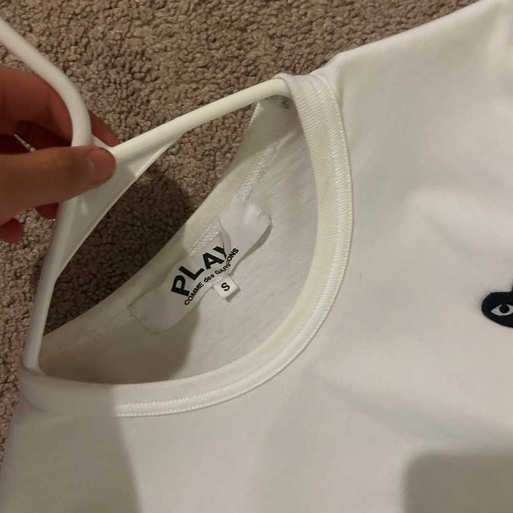 CDG tee white size small - image 3