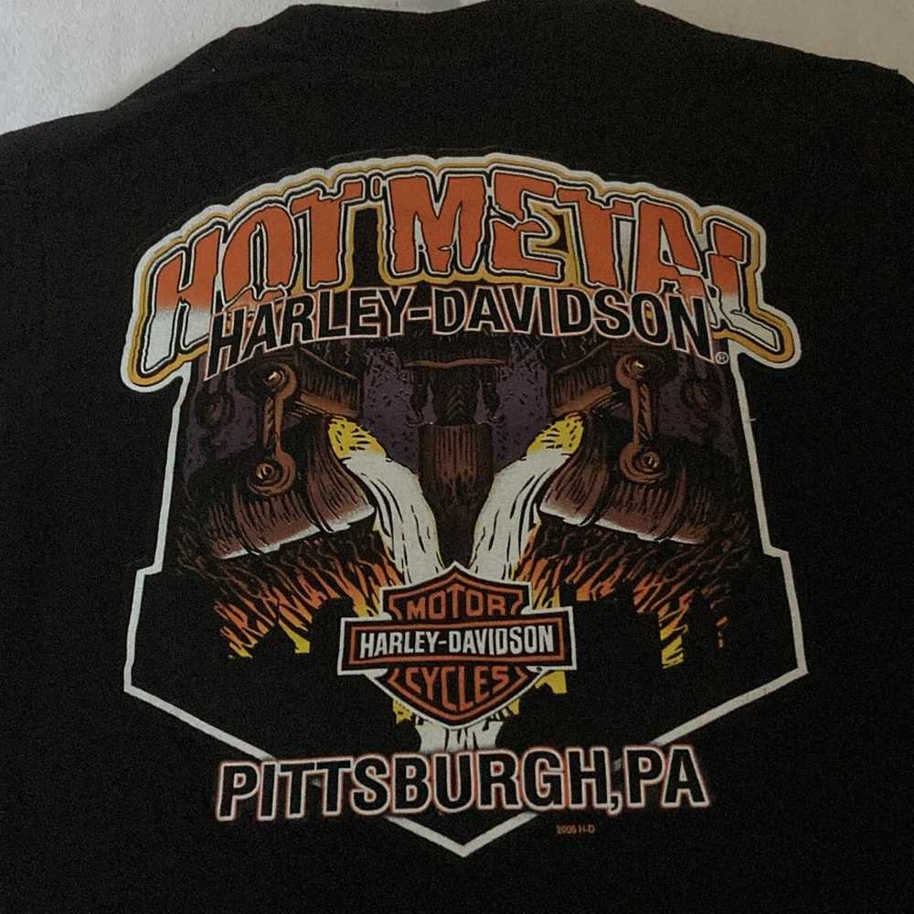 Vintage Harley Davidson long sleeve Pittsburgh ho… - image 6
