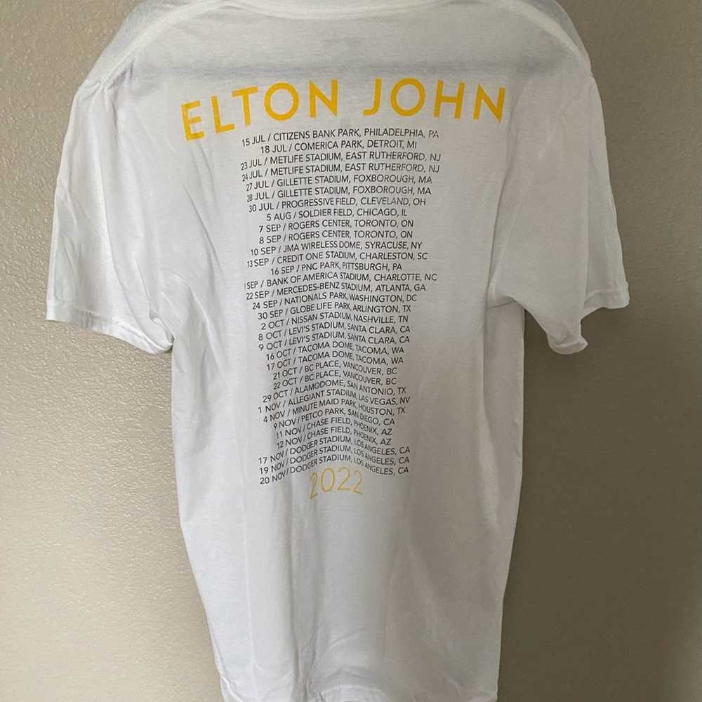 Elton John 2022 Tour T-Shirt - image 3