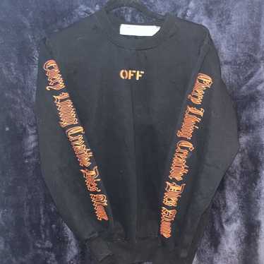 Off white vlone on sale sweatshirt