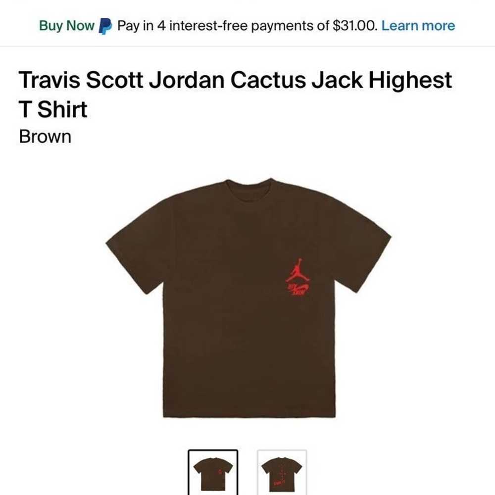Travis Scott “Jordan Cactus Jack Highest T-Shirt” - image 5