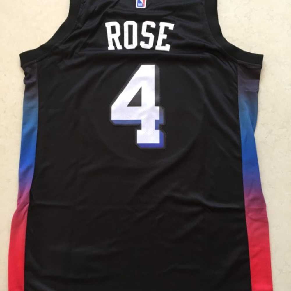 York Knicks Derrick Rose City Black jersey - image 2