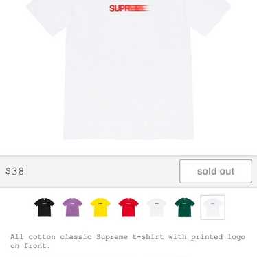 Supreme Motion Logo T Shirt White Size Large 100% Aut… - Gem