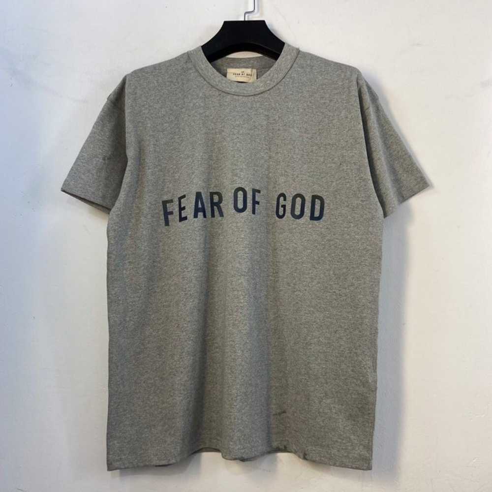 Fear of God Essentials Grey T-Shirts - image 1