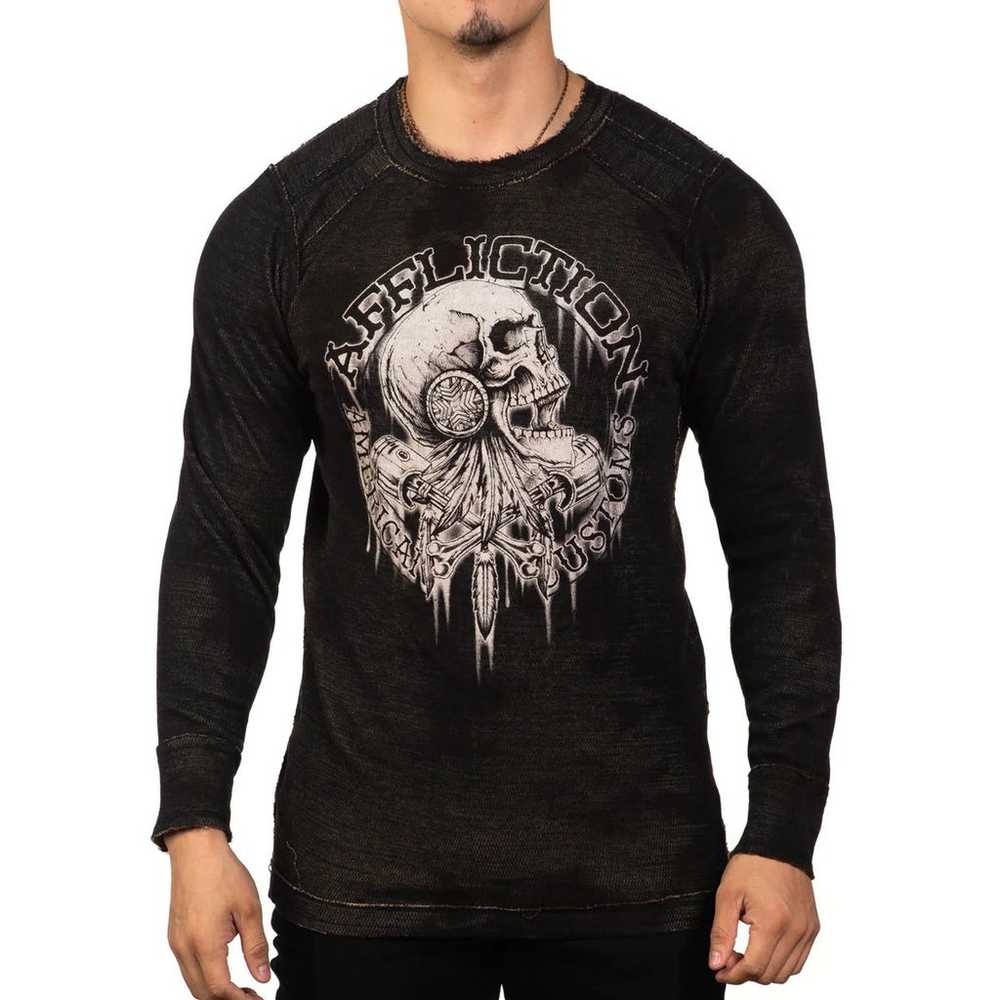 NEW AFFLICTION PRECISION REV. THERMAL LONG SLEEVE… - image 3