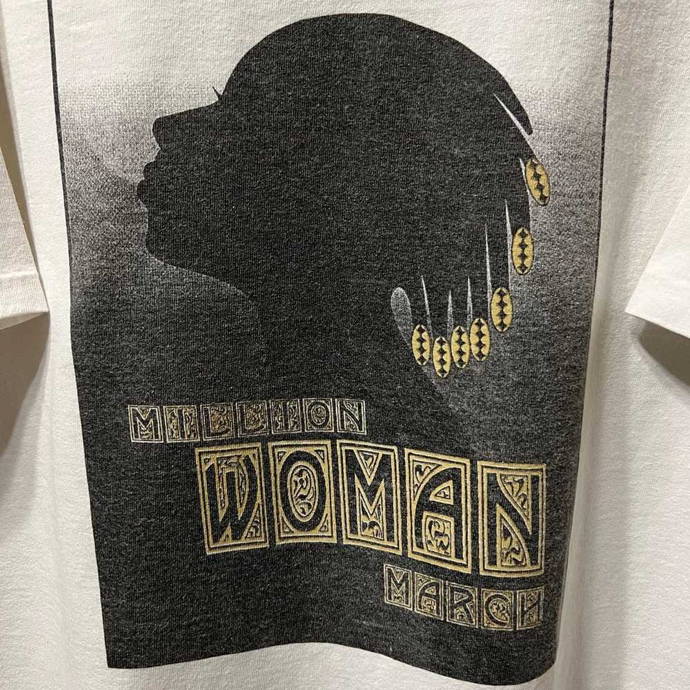 Vintage million woman march T-shirt - image 2