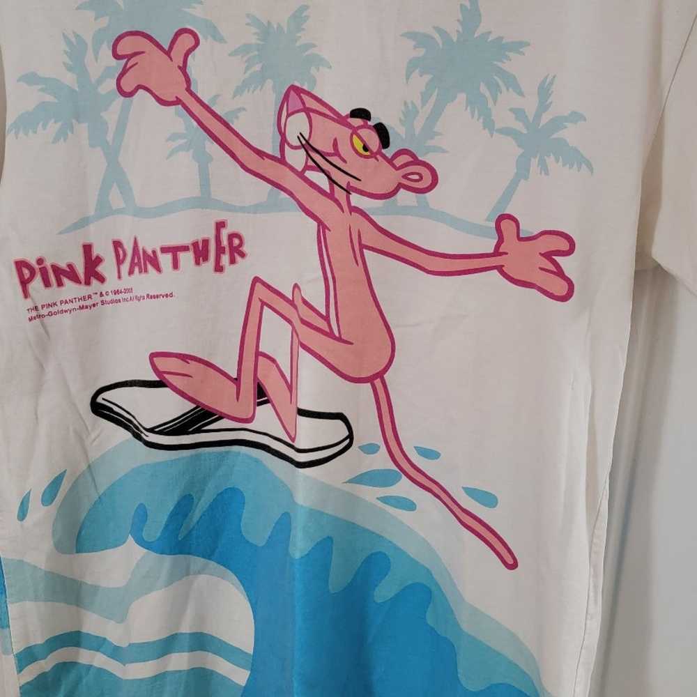 Vintage 2005 Pink Panther all over print shirt - image 2
