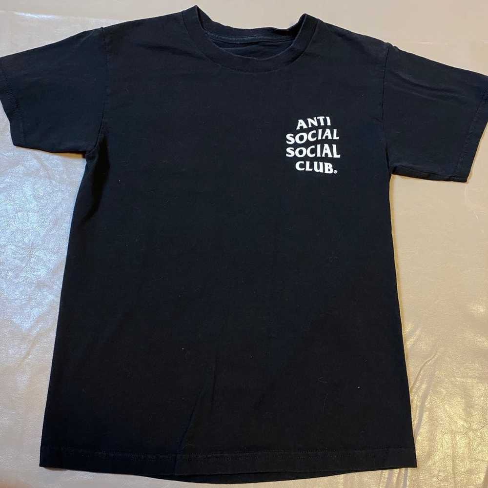 Anti social social club T Shirt Kkoch Black Tee S… - image 3