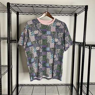 Supreme paisley embroidered spell out t shirt