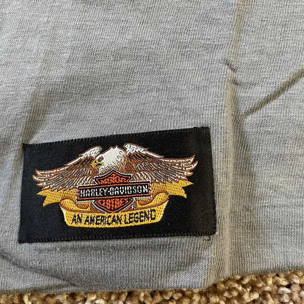 Vintage harley davidson 3D Emblem shirt - image 3