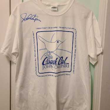 JOHN CALIPARI Autographed Shirt Medium