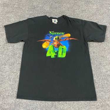 Shrek 4D T-shirt M Black Universal Studios Vintag… - image 1